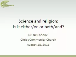 Science and religion: