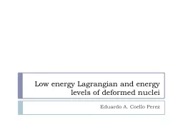 Low energy
