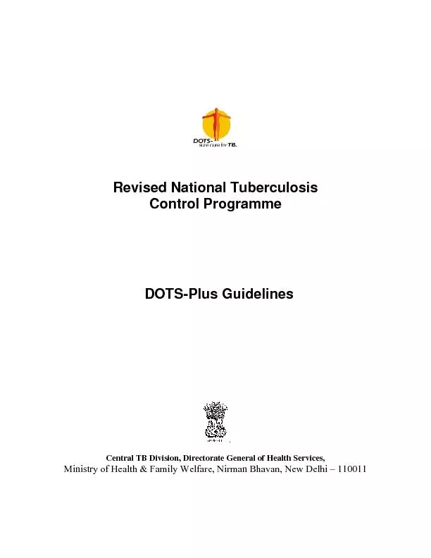 Revised National Tuberculosis  Control Programme
