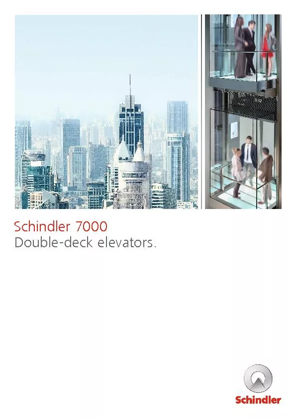 Schindler Elevator Ltd.Top Range DivisionZugerstrasse 136030 Ebikon, S