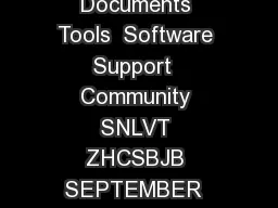 GND CC Product Folder Sample  Buy Technical Documents Tools  Software Support  Community