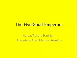 The Five Good Emperors