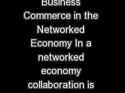 Ariba Network  Enabling Business Commerce in the Networked Economy In a networked economy