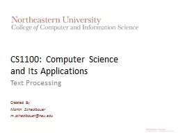 CS1100: Computer Science
