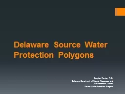 Delaware Source Water Protection Polygons