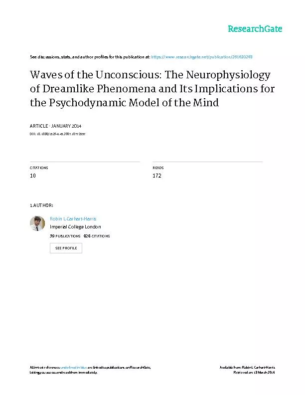 Neuro-Psychoαnαlysis, 2007, 9 (2) 183