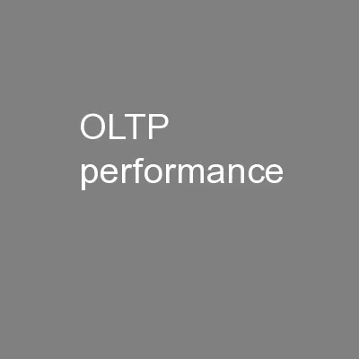 OLTP performance
