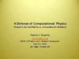 A Defense of Computational Physics