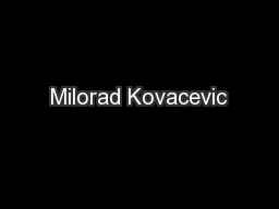 Milorad Kovacevic