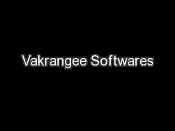 Vakrangee Softwares