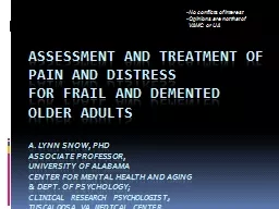 Assessment and Treatment of