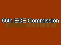 66th ECE Commission