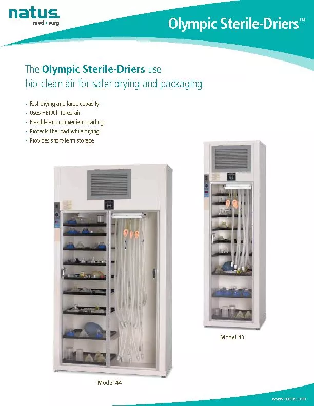 The Olympic Sterile-Driers