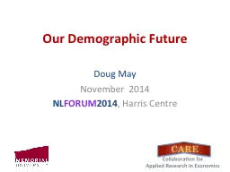 Our Demographic Future