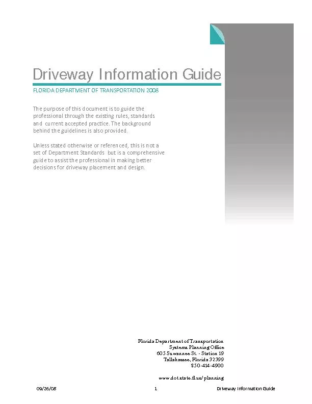 Driveway Information Guide