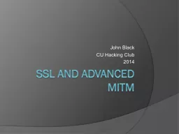 SSL and advanced