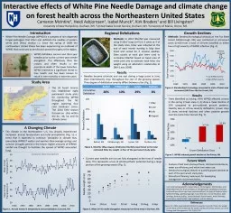 Interactive effects of White Pine Needle Damage and climate
