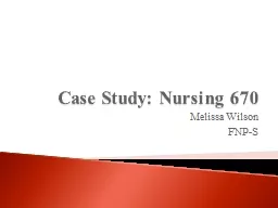 Case Study: Nursing 670