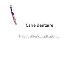Carie dentaire