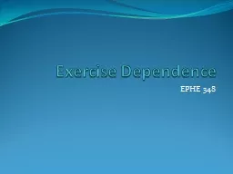Exercise Dependence
