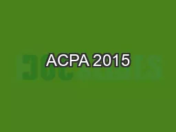 ACPA 2015