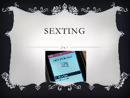 SEXTING