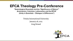 EFCA Theology Pre-Conference