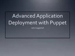 Advanced Application Deployment with Puppet