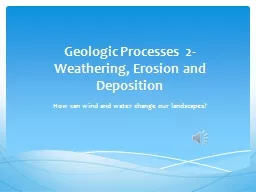 Geologic Processes 2-