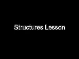 Structures Lesson