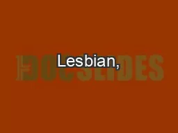 Lesbian,