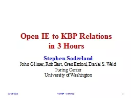 Open IE to KBP Relations