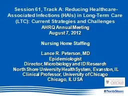Session 61, Track A: Reducing Healthcare-Associated Infec
