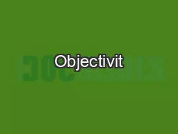 Objectivit