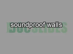 soundproof walls