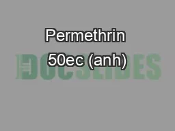Permethrin 50ec (anh)