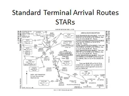 Standard Terminal Arrival Routes