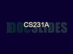 CS231A