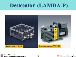 Desiccator (LAMDA-P)