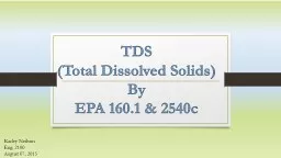 TDS (Total Dissolved Solids)