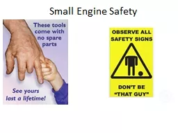 Small Engine Safety