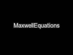MaxwellEquations