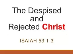 The Despised