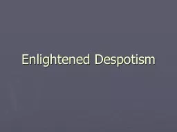 Enlightened Despotism