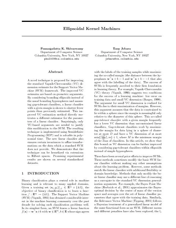 EllipsoidalKernelMachines