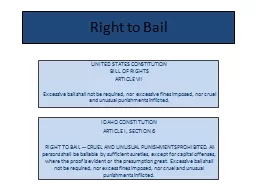 Right to Bail