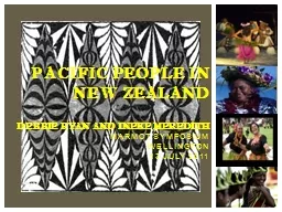 Pacific people in New