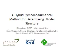 A Hybrid Symbolic-Numerical Method for Determining Model St