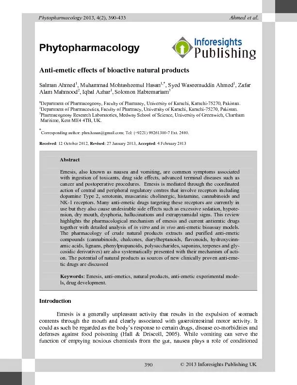 Phytopharmacology2013, 4(2), 390-433