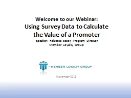 Welcome to our Webinar: